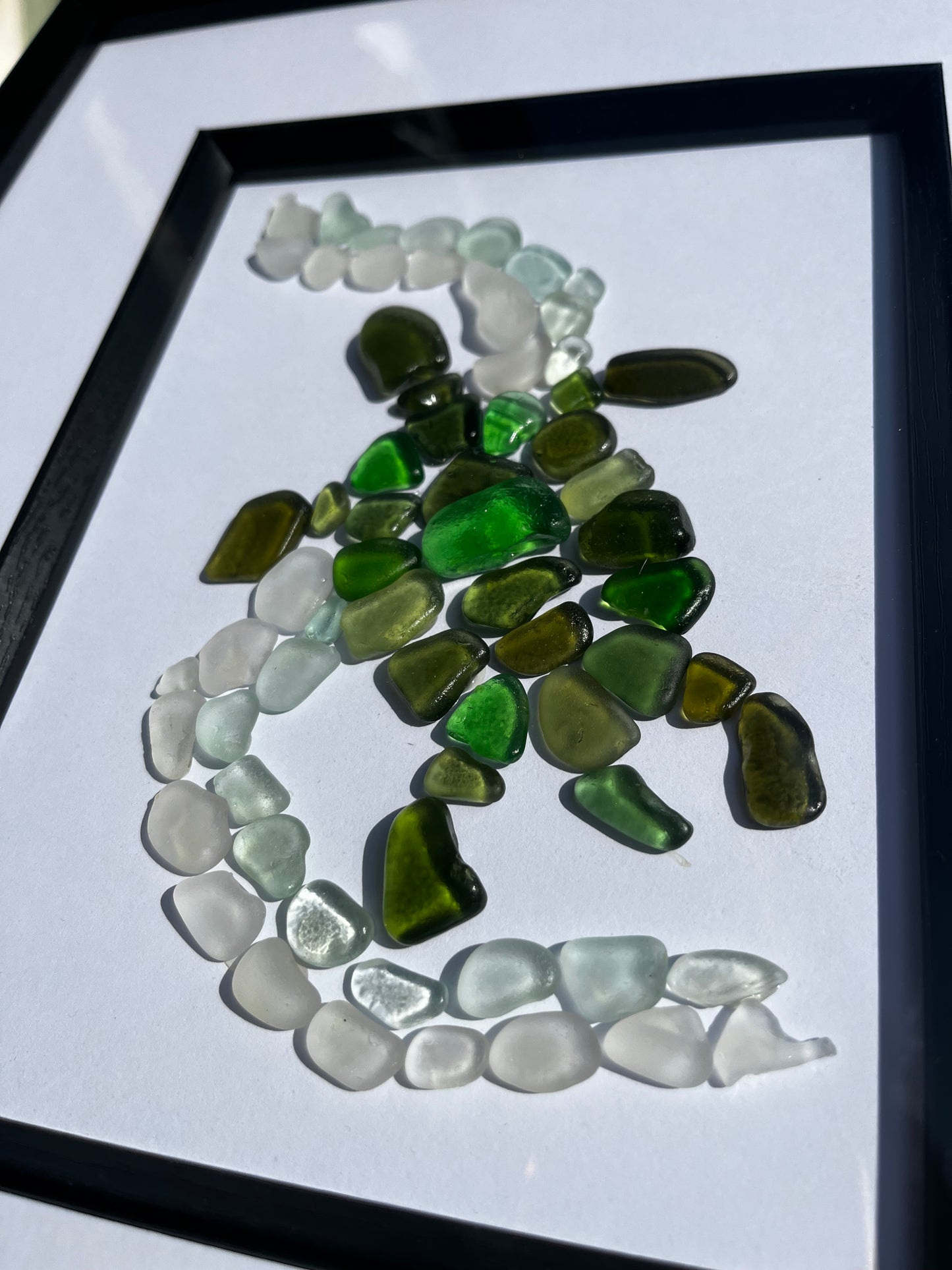 Whitby Sea Glass Turtle in the Current